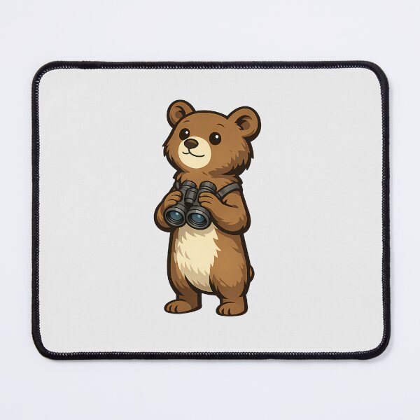 Item preview, Brown Bear Birdwatcher with Binoculars designed and sold by Ombrya.
