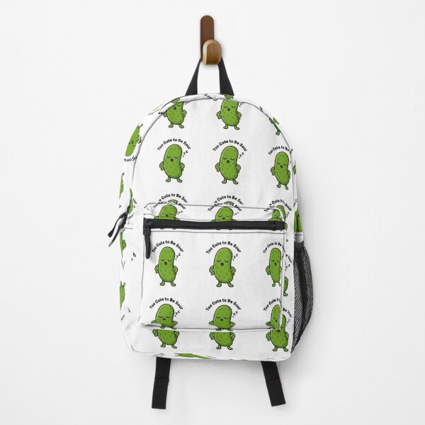 Item preview, Too Cute To Be Sour – Sleepy Pickle Meme | Cute Food Pun Sticker & T-Shirt Gift designed and sold by Basma Designs | Funny Shirts, Stickers & Mugs.