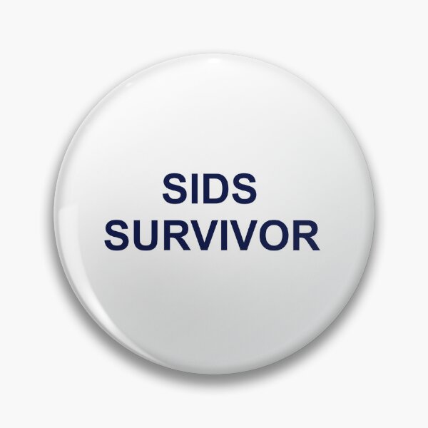 Item preview, SIDS Survivor (Sudden Infant Death Syndrome) Shirt [Navy Blue Text] designed and sold by zobiem.