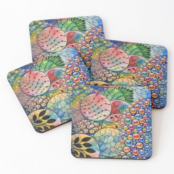 Item preview, watercolour underwater Art designed and sold by Totallywildforsteampunk.