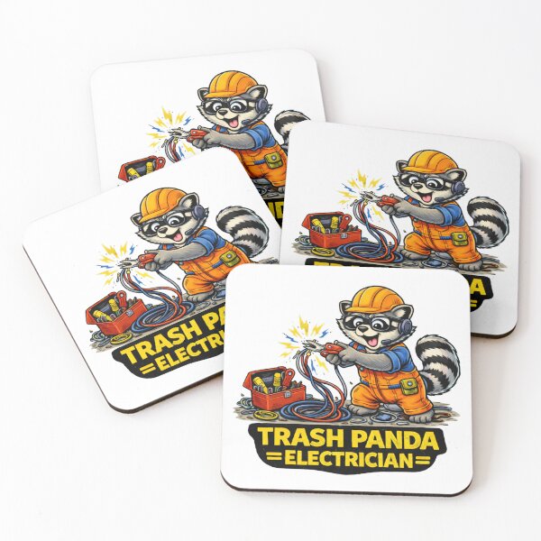Item preview, Trash Panda Electrician Shirt Funny Raccoon Electrician Meme designed and sold by ZEBBEDE - Minimal Streetwear .