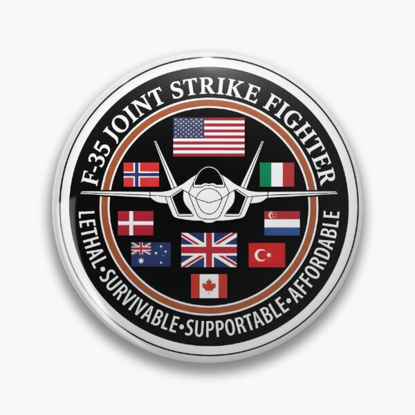 Item preview, International F-35 Joint Strike Fighter Program Emblem designed and sold by CharlieDesings.