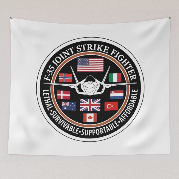 Item preview, International F-35 Joint Strike Fighter Program Emblem designed and sold by CharlieDesings.