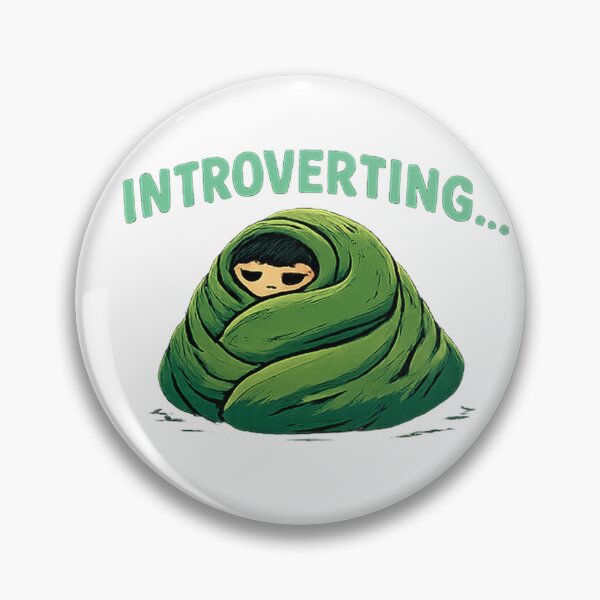 Item preview, Introverting Cozy Introvert Humor Meme designed and sold by MemeMintDesigns.
