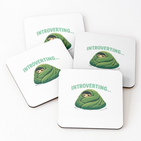 Item preview, Introverting Cozy Introvert Humor Meme designed and sold by MemeMintDesigns.