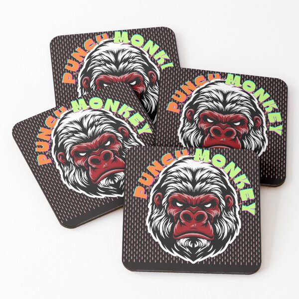 Item preview, Punch Monkey - Bold Gorilla Graphic Art | Retro Streetwear Primate Design designed and sold by MoodFit2026.