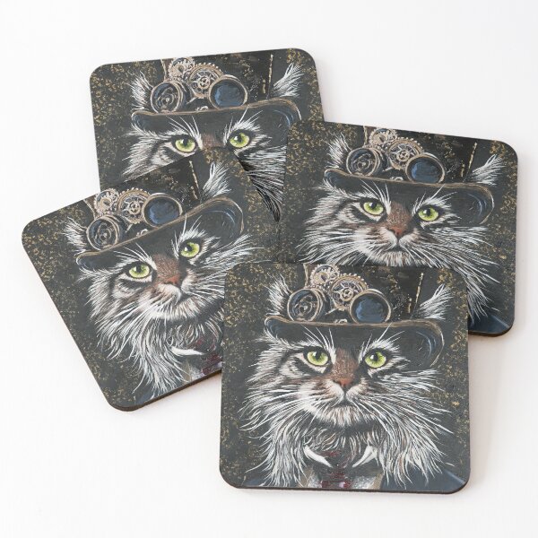 Item preview, Steam punk cat designed and sold by Linda Finstad.