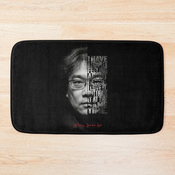 Item preview, Bong Joon Ho Split Face Quote Poster designed and sold by Enea Kelo.