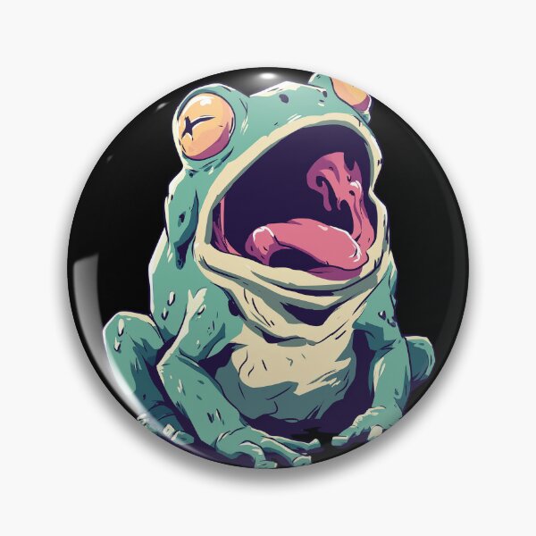 Item preview, I Have To Say Weird Stuff Or I'll Die Chaotic Frog Meme designed and sold by Region.