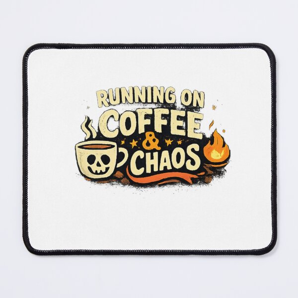 Item preview, Running On Coffee And Chaos Meme designed and sold by MemeMintDesigns.
