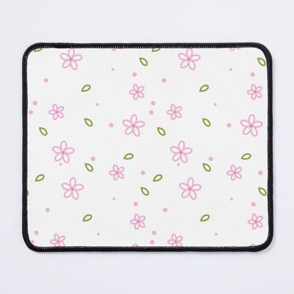 Item preview, Pink flowers and leaves designed and sold by LemonVeil.