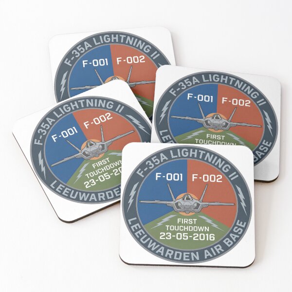 Item preview, Commemorative Patch: First F-35A Lightning II Landing at Leeuwarden Air Base designed and sold by CharlieDesings.