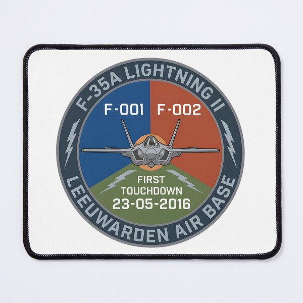 Item preview, Commemorative Patch: First F-35A Lightning II Landing at Leeuwarden Air Base designed and sold by CharlieDesings.