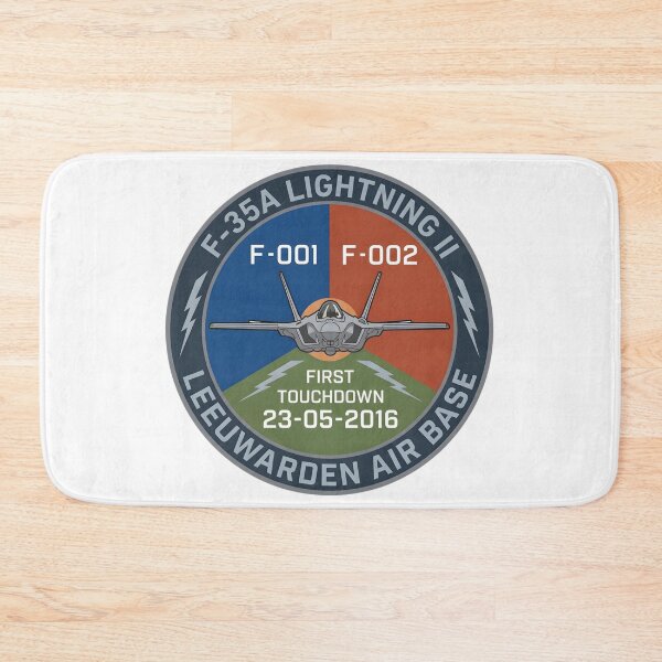 Item preview, Commemorative Patch: First F-35A Lightning II Landing at Leeuwarden Air Base designed and sold by CharlieDesings.