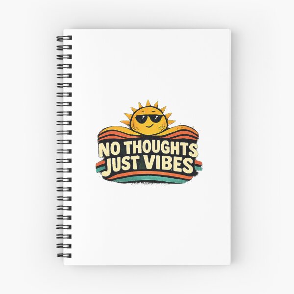 Item preview, No Thoughts Just Vibes Meme Design designed and sold by MemeMintDesigns.