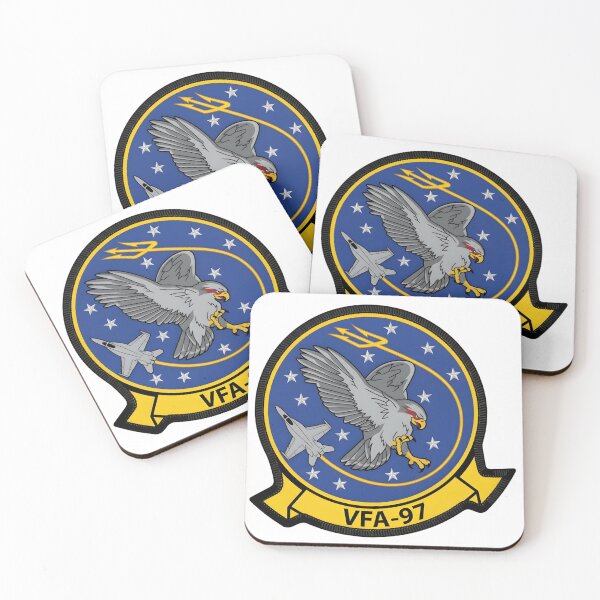 Item preview, VFA-97 Warhawks Military Squadron Emblem Patch designed and sold by CharlieDesings.