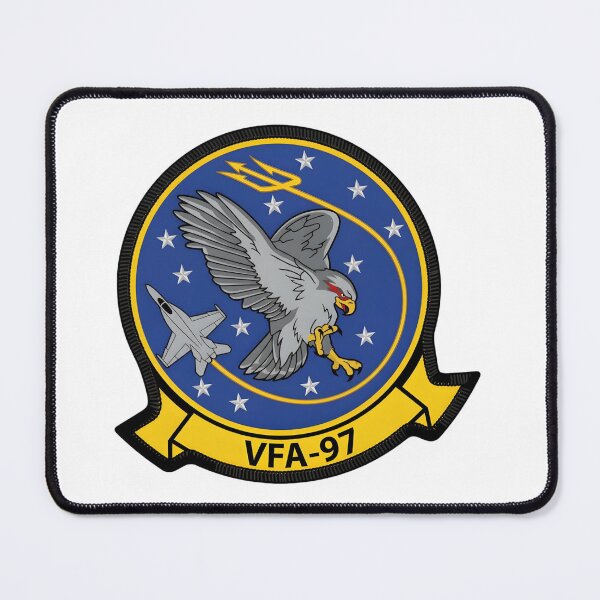 Item preview, VFA-97 Warhawks Military Squadron Emblem Patch designed and sold by CharlieDesings.