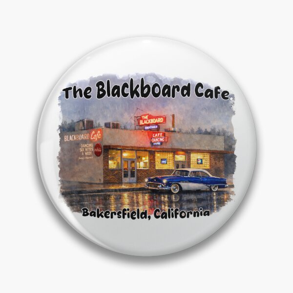 Item preview, Rainy Night at The Blackboard Cafe – Bakersfield Memories designed and sold by Russell Thorne.
