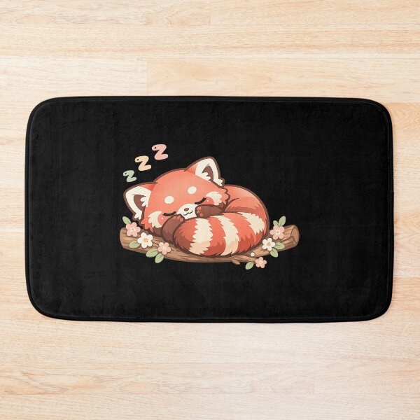 Item preview, Kawaii Sleeping Red Panda – Cute Cozy Animal Nap Cartoon designed and sold by timizar.