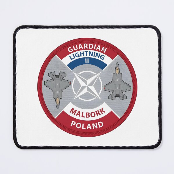 Item preview, F-35 Lightning II NATO Mission Patch - Malbork, Poland designed and sold by CharlieDesings.