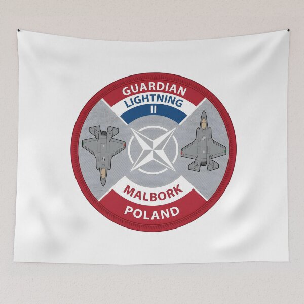 Item preview, F-35 Lightning II NATO Mission Patch - Malbork, Poland designed and sold by CharlieDesings.