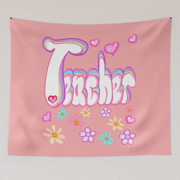 Item preview, Teacher - Teaching era flowers and rainbow aesthetic appreciation gift for those that teach designed and sold by Artonmytee.