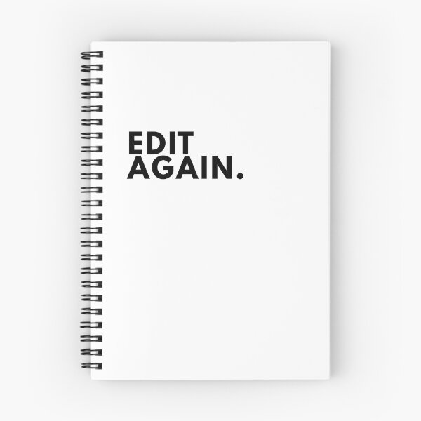 Item preview, Edit Again Minimal Writer Manifesto Typography Poster designed and sold by PKDWriterMerch.