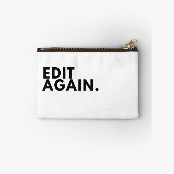 Item preview, Edit Again Minimal Writer Manifesto Typography Poster designed and sold by PKDWriterMerch.