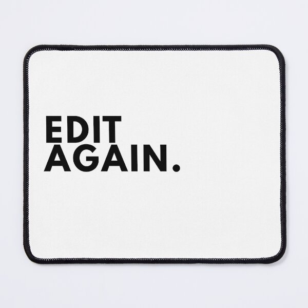 Item preview, Edit Again Minimal Writer Manifesto Typography Poster designed and sold by PKDWriterMerch.