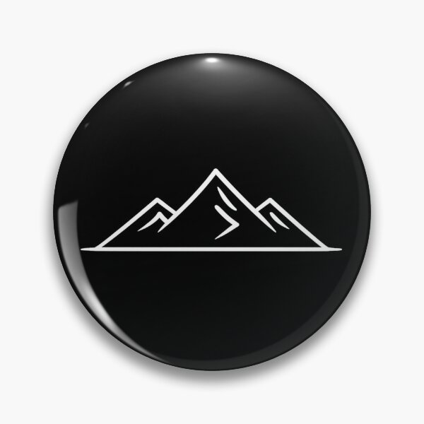 Item preview, Minimal Mountain Peak Line Art Icon Clean Geometric Mountain Outline Modern Vector Nature Symbol designed and sold by OnPointOutfits.