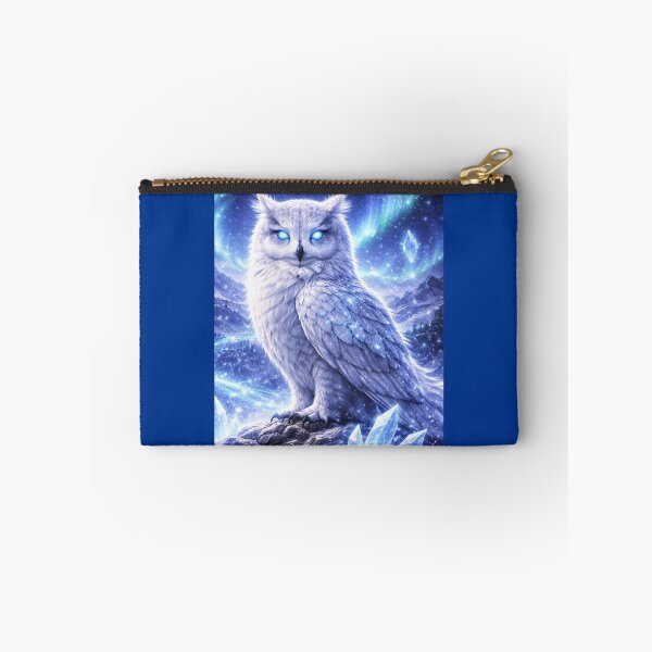 Item preview, Frost Owl Spirit Animal – Arctic Guardian Fantasy Owl Art designed and sold by GeoWild Designs.