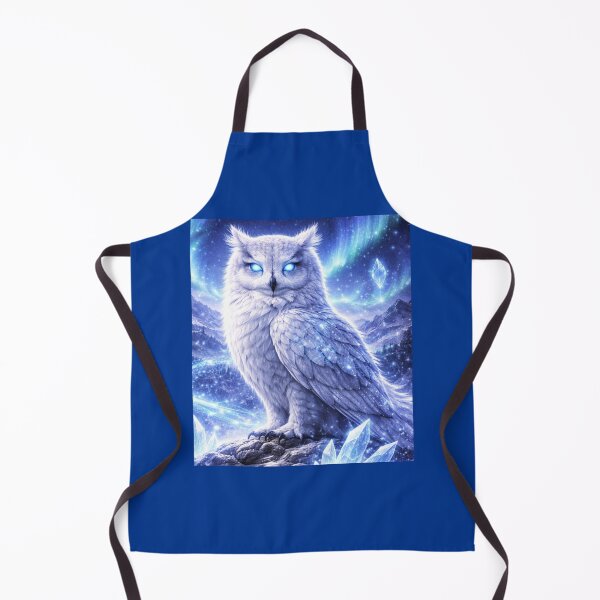Item preview, Frost Owl Spirit Animal – Arctic Guardian Fantasy Owl Art designed and sold by GeoWild Designs.