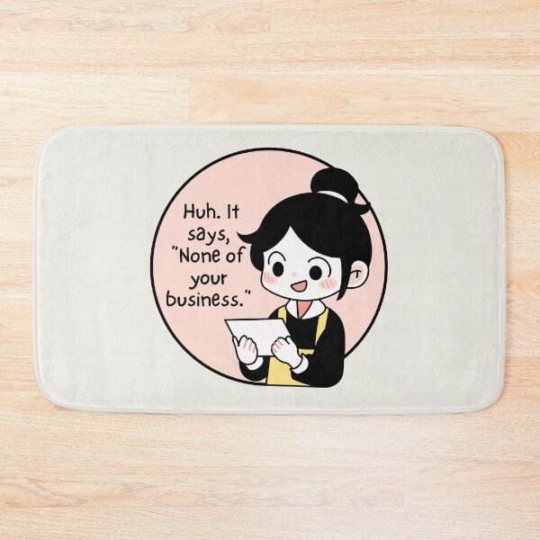 Item preview, Relatable Girl: None of your business designed and sold by EvergreenRevolt.