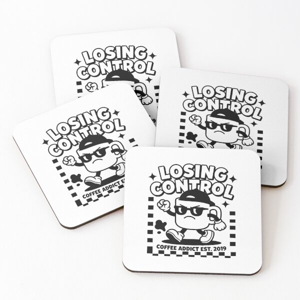 Item preview, Funny Coffee Addict Losing Control designed and sold by LEO-HUMBLE.