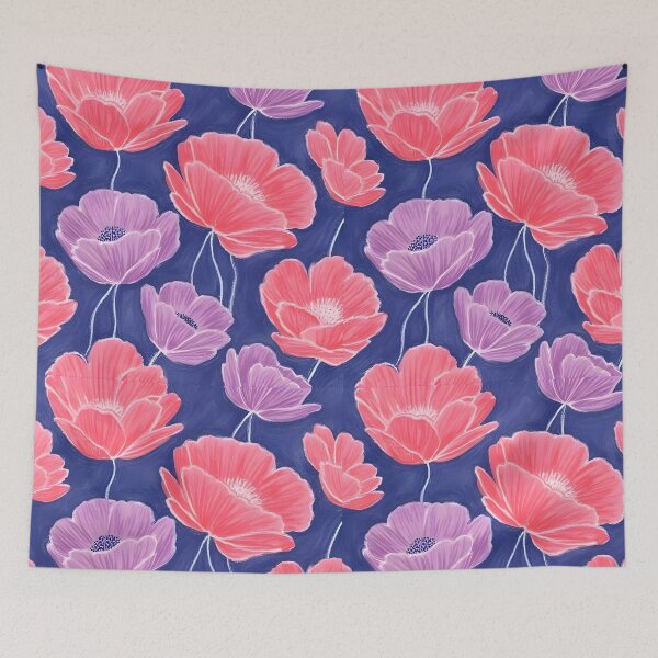 Item preview, Elegant and Whimsical Poppies | A Declaration of Grace Chorals designed and sold by AOCollections.