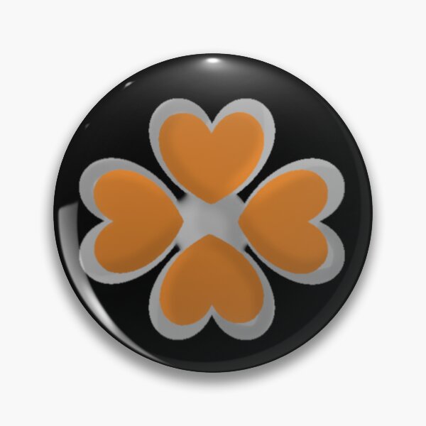 Item preview, Pendant orange clover print designed and sold by YaroshMaria.
