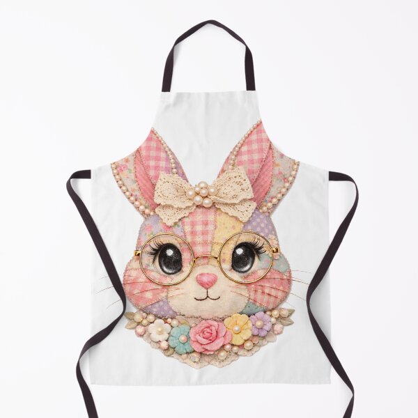 Item preview, Patchwork Grandmacore Bunny, Floral Retro Coquette Bunny designed and sold by will freed18.