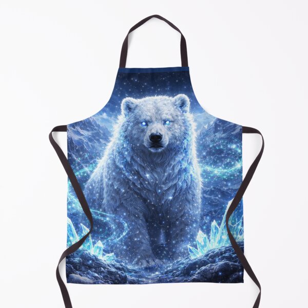 Item preview, Frost Bear Spirit Animal – Arctic Guardian Polar Bear Fantasy Art designed and sold by GeoWild Designs.