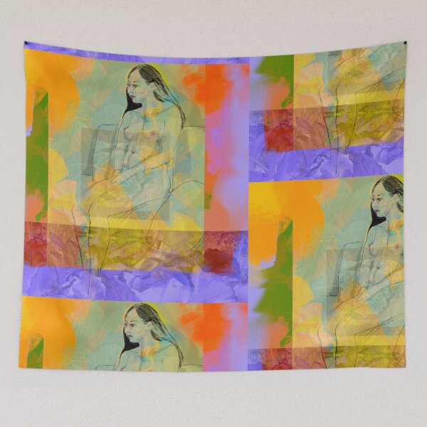 Item preview, Serena surrounded in springtime designed and sold by Susan R. Kirshenbaum.