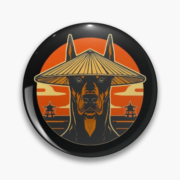 Item preview, Ronin Dobermann – Samurai Guardian Warrior | Ronin Instinct Tokyo designed and sold by GreennieArt.
