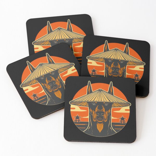 Item preview, Ronin Dobermann – Samurai Guardian Warrior | Ronin Instinct Tokyo designed and sold by GreennieArt.