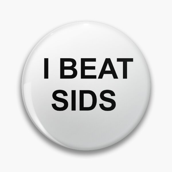 Item preview, I BEAT SIDS (Sudden Infant Death Syndrome) Shirt [Black Text] designed and sold by zobiem.