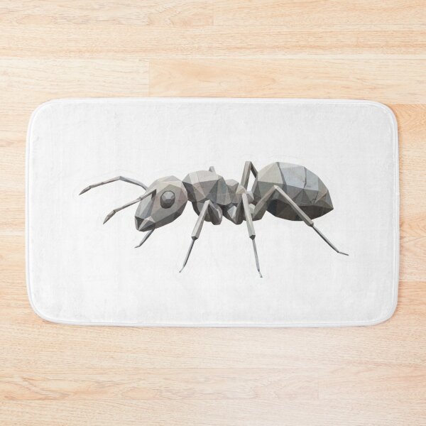 Item preview, Geometric Ant Sticker – Low Poly Gray Design for Entomology Lovers designed and sold by bsbd-action.