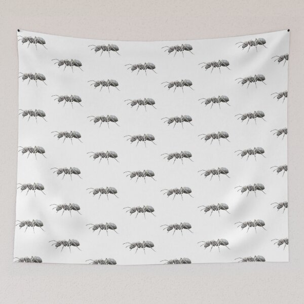 Item preview, Geometric Ant Sticker – Low Poly Gray Design for Entomology Lovers designed and sold by bsbd-action.