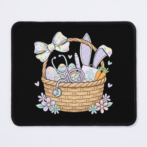 Item preview, Nurse Easter Bunny Basket designed and sold by KroghDs.