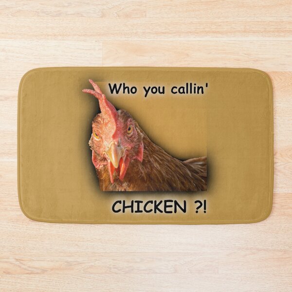Item preview, Who You Callin' Chicken designed and sold by TheCulturedConures.