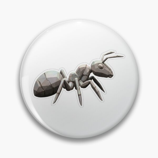 Item preview, Low Poly Stone Ant – Minimalist Geometric Art for Office Decoration designed and sold by bsbd-action.
