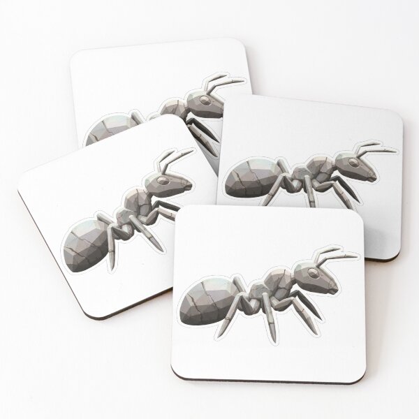 Item preview, Low Poly Stone Ant – Minimalist Geometric Art for Office Decoration designed and sold by bsbd-action.