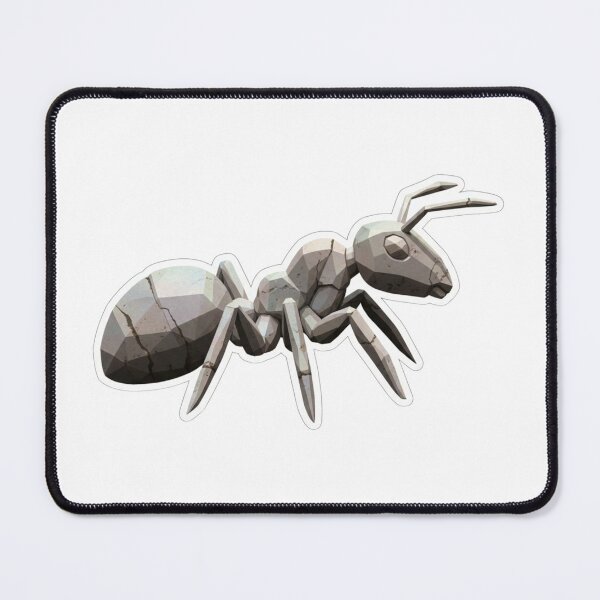 Item preview, Low Poly Stone Ant – Minimalist Geometric Art for Office Decoration designed and sold by bsbd-action.