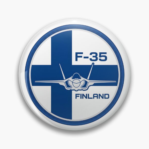 Item preview, Finnish Air Force F-35 Lightning II Commemorative Emblem designed and sold by CharlieDesings.
